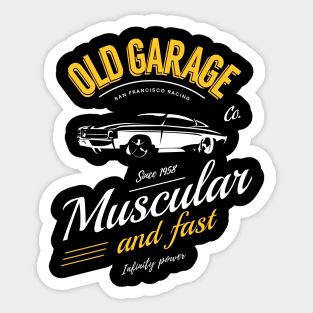 Muscle Car Sticker